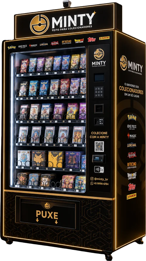 MINTY Machine, vending de colecionáveis com a identidade MINTY
